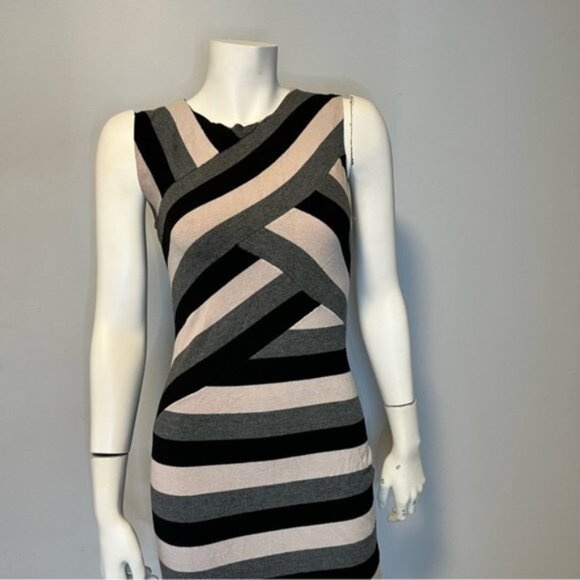 Ted Baker London Caligo Striped Bodycon Dress Size 2 - Picture 3 of 13
